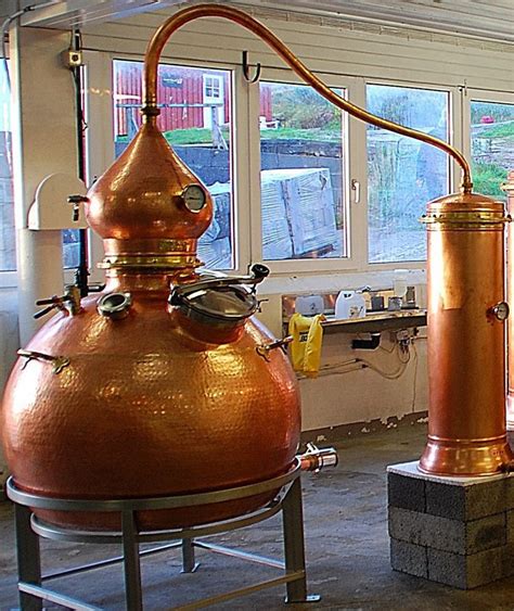 HG On The Picture What You May Expect From A L Hoga Copper Pot Still Rum Distillation