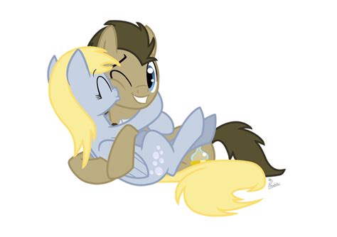 Derpy And Doctor Whooves By Thephoebster On Deviantart