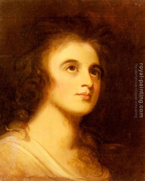 Portrait Of Emma Hamilton By George Romney Oil Painting Reproduction