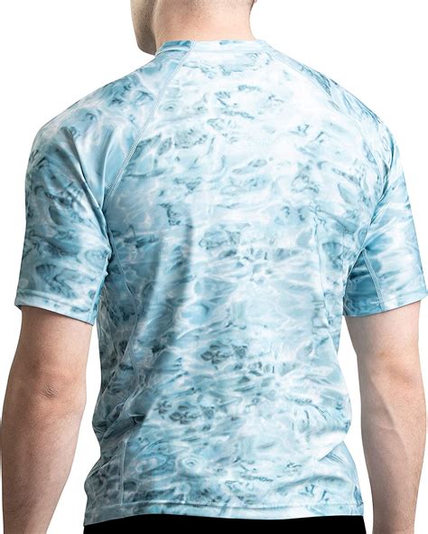 特別価格aqua Design Mens Short Sleeve Rash Guard Shirt Surf Swim Rashguard