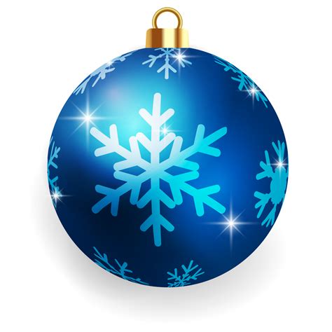 Metallic Blue Christmas Ball 15082232 Png