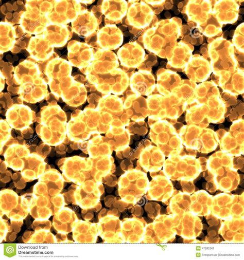 Abstract Yellow Cells Seamless Background Stock Illustration