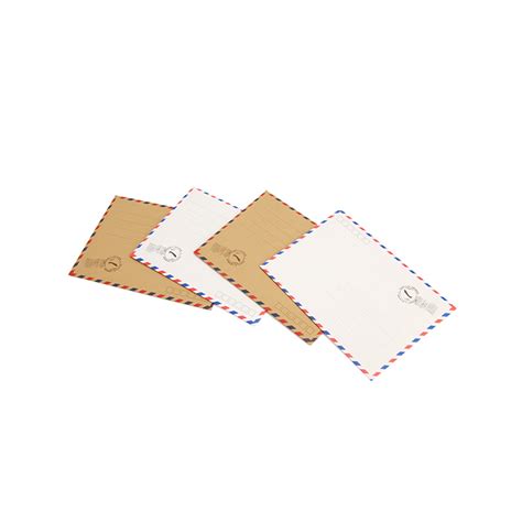 Hight Quality Cheap Custom Printing Brown Kraft Paper Airmail Envelope
