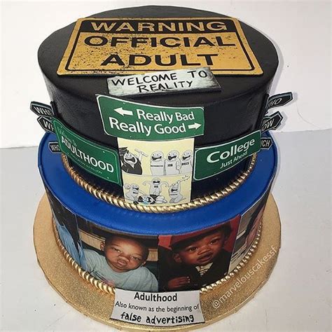 What A Great Idea For An 18th Birthday Cake We Especially Like The