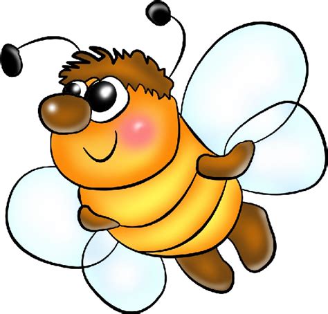 Download Funny Png Format Cartoon Clip Art Honey Bees On A