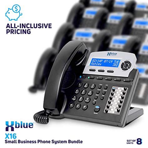Xblue X16 Small Business Phone System Bundle With 8 Phones 6