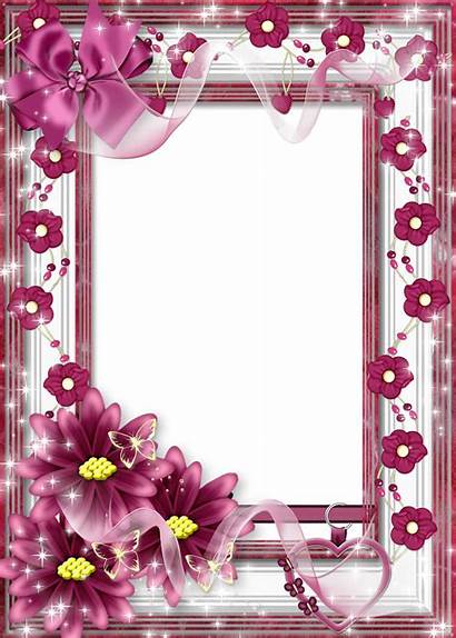 Frame Transparent Flower Bow Frames Clipart Yopriceville