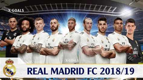 ⚽ Real Madrid Squad 201819 All Players Real Madrid Team Youtube