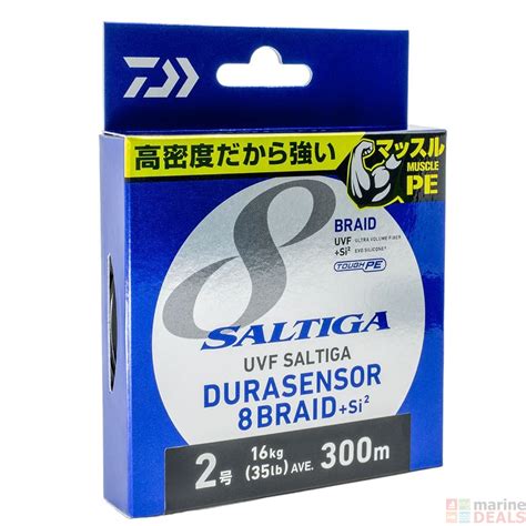 Buy Daiwa UVF Saltiga Durasensor X8 Si2 Braid Multicolour 300m Online