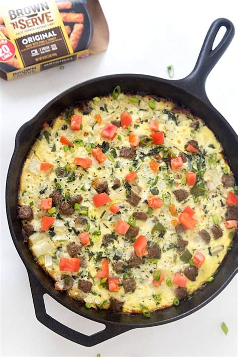 Easy Sausage Breakfast Casserole With Vegetables Gal On