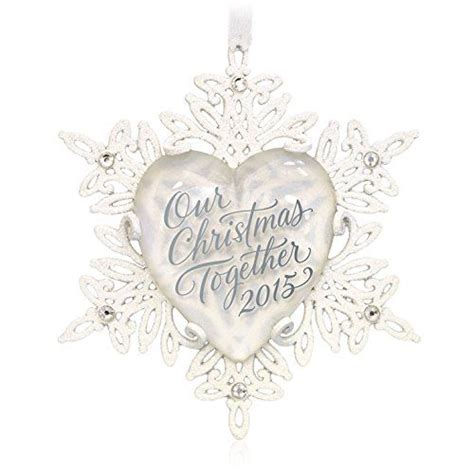 Our Christmas Together Snowflake Ornament 2015 Hallmark Check This