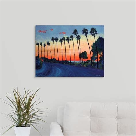 Greatbigcanvas California Sunset La Jolla Beach By Rd Riccoboni