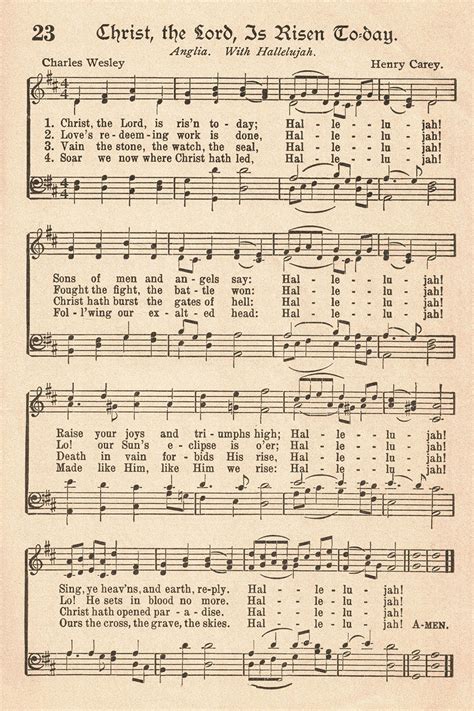 Free Printable Christian Sheet Music