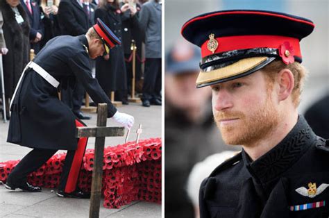 Remembrance Service Prince Harry Tears Up At Westminster Abbey Daily