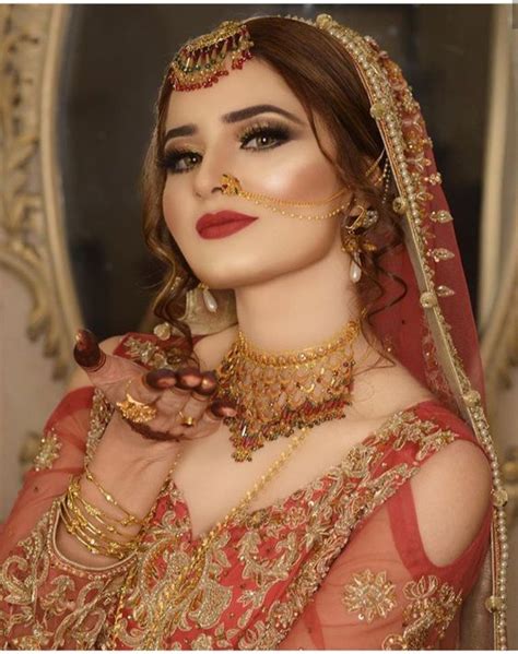 ghanu🖤 pakistani bridal makeup beautiful bridal makeup bridal makeover