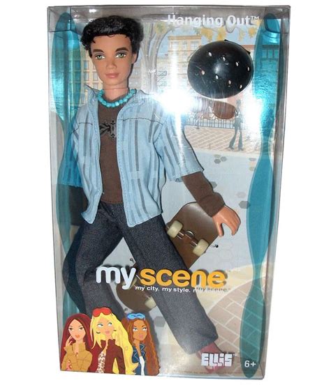 Rare Mattel~2003 My Scene Hanging Out Ellis~barbie Boyfriend Boy Doll