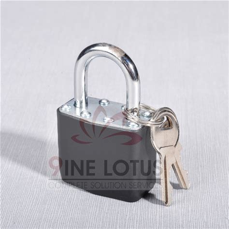 High Quality Steel Laminated Steel Padlock With Rubber Cover China