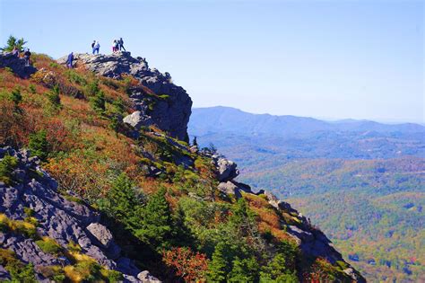 The Amazing View From Grandfather Mountain Along The Blue Ridge Parkway