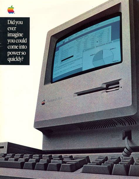 Macintosh Plus Brochure 1986 Apple Computer Apple Macintosh Old