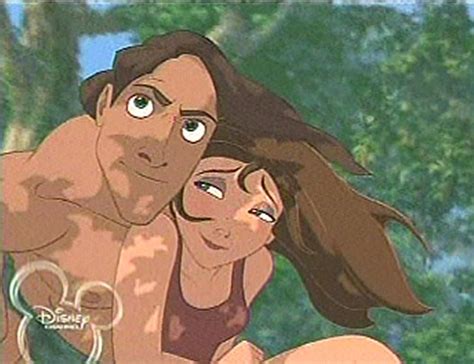 tarzan and jane snuggle swinging see that look she s giving him when he s not even looking
