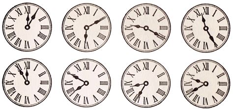 Antique Clock Face Graphics From School Book Knick Of Time