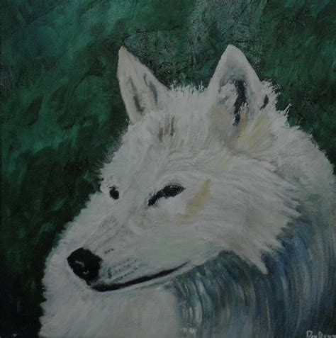 Arctic Wolf Painting By Don Bunn Fine Art America