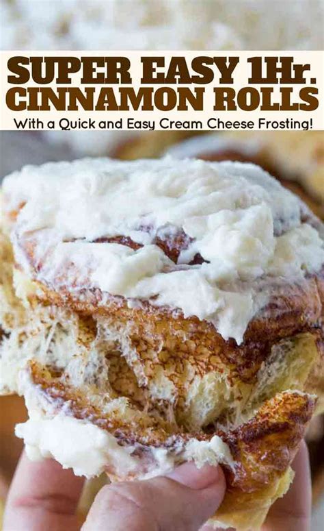 Delicious Giant Fluffy Cinnamon Rolls Made In Just One Hour