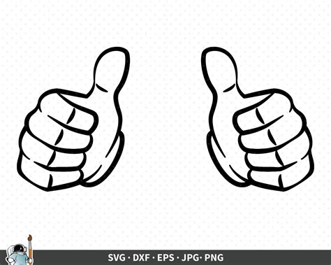 Thumbs Up Svg Thumbs Vector Thumbs Up Clipart Thumbs Etsy