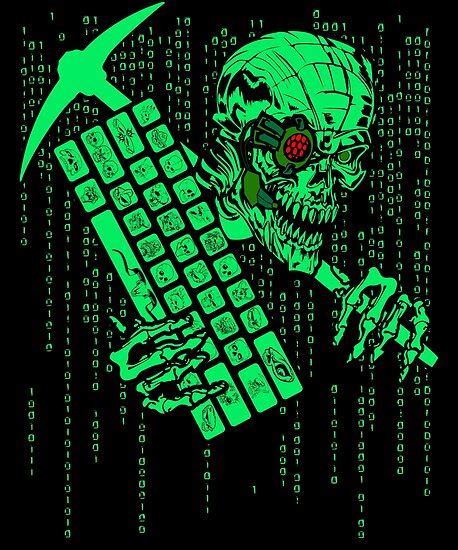 Fond écran hd hacker noir et blanc téléchargement gratuit wallpaper pc mac os tablette smartphone. "Crypto Miner Computer Code Monster" Poster by peaktee ...