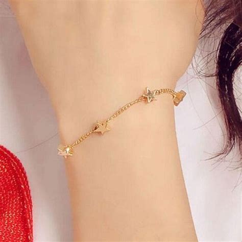 Gold Chain Bracelet Designs For Girls