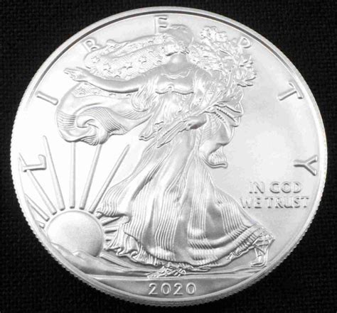 2020 Silver American Eagle 1 Oz Coin Bu Lot Of 5