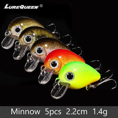 22cm 14g Fishing Lure Mini Crankbaits 5pcsbox Micro Hard Pesca
