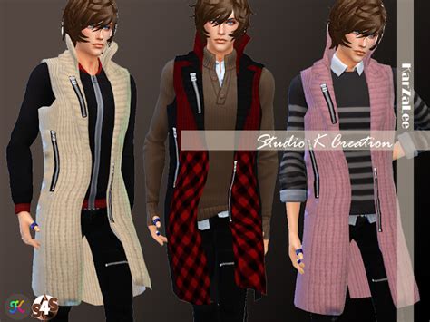Sims 4 Ccs The Best Accessory Cardigan For Males By Karzalee