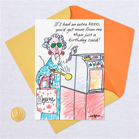Maxine Postcard From Hawaii Funny Birthday Card Greeting Cards