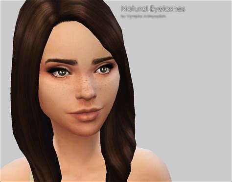 Mod The Sims Natural Eyelashes 5 Colors