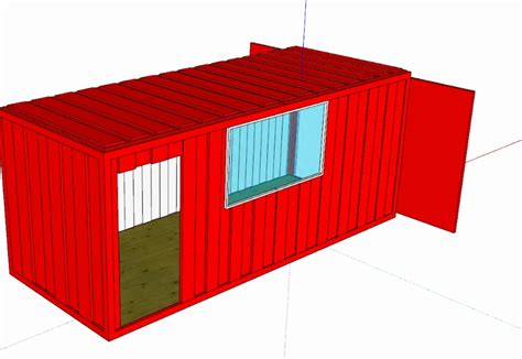 Container In Skp Cad Download 11109 Kb Bibliocad