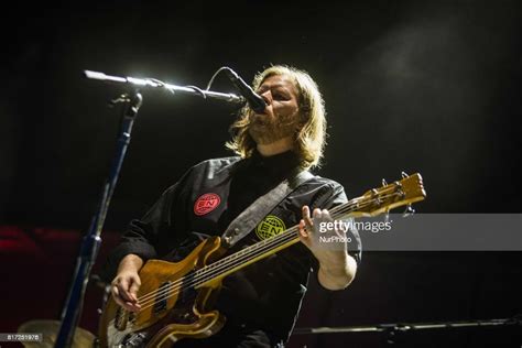 Tim Kingsbury Of The Canadian Indie Rock Band Arcade Fire Pictured On