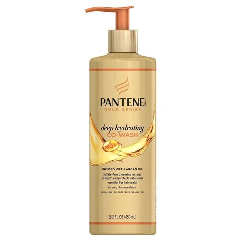 Get the strength to style with pantene's gold series collection, a breakthrough line designed to provide strength and moisture for women who are relaxed, natural, or transitioning hair. Pantene Gold Series Deep Hydrating Co-Wash - 15.2 fl oz ...