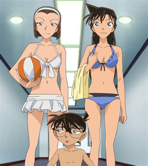 Edogawa Conan Mouri Ran Suzuki Sonoko Meitantei Conan Highres Non