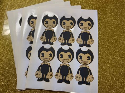 Bendy Stickers Etsy