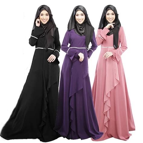 Eid Muslim Dress Islam Caftan Kaftan Women Abaya Dresses Girls Muslim Long Dress Arabic Dress