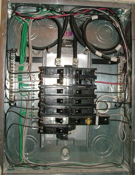 You may also cause circulating currents and the sub panel 50 amp i had such an arrangement. My electrical panel has no main breaker---is that a problem?