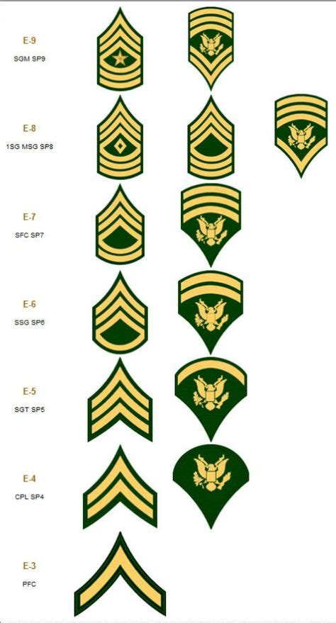 Bring The Spec Rank Back Womens Army Corps Military Ranks