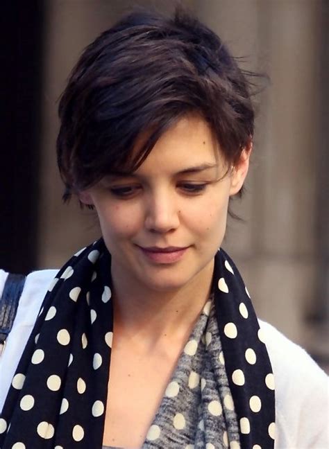 Katie Holmes Short Hair With Bangs