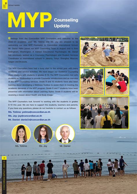 Myp Counselors By Concordian International School Issuu