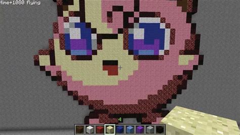 Minecraft Pokemon Pixel Art 039 Jigglypuff Youtube