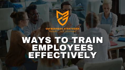 Ways To Train Employees Effectively Youtube