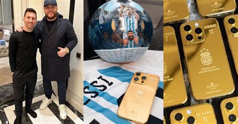 lionel messi y los celulares de oro que habría regalado a compañeros de argentina