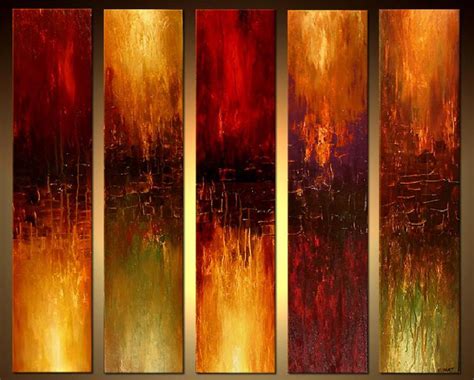 Abstract 5 Panel Painting Anysize 50 Off 5 Panel Painting For Sale