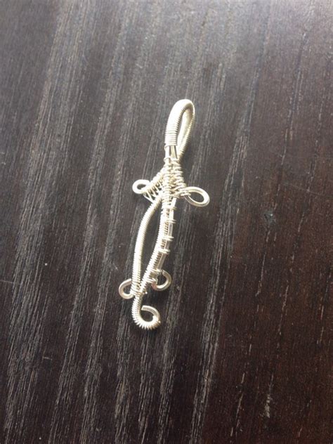 Items Similar To Angel Wire Wrapped Silver Pendant On Etsy